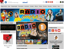 Tablet Screenshot of omegawebradio.com